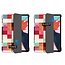 Case2go - Hoes voor de iPad Air 10.9 (2020) - hoes en Screenprotector - Tablet hoes met Auto sleep/wake Functie - Blocks