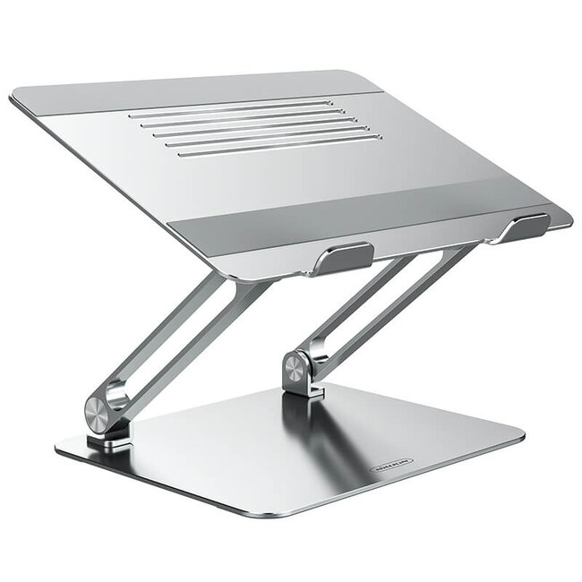 Nillkin - Ergonomische Laptop Standaard - Verstelbaar - Geschikt voor 12 tot 17 inch - Aluminium - Zilver