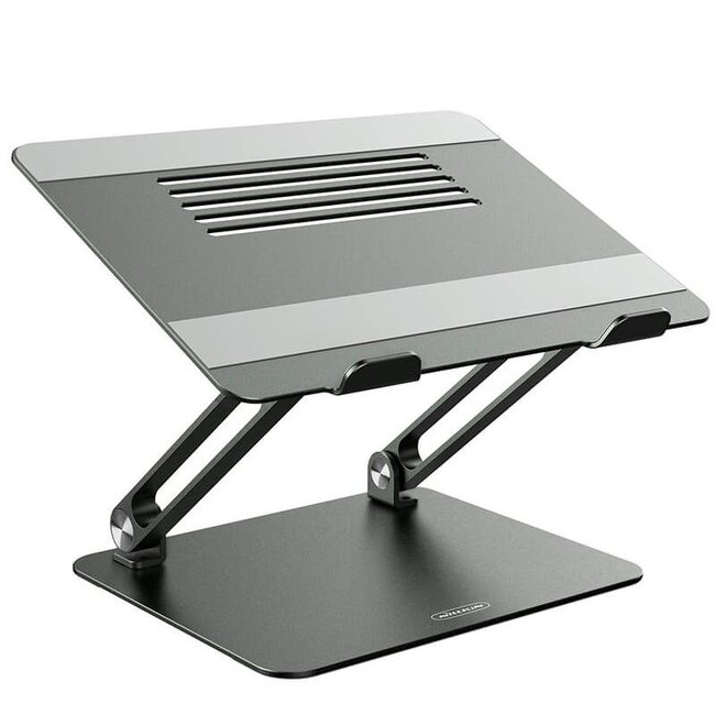 Nillkin - Ergonomische Laptop Standaard - Verstelbaar - Geschikt voor 12 tot 17 inch - Aluminium - Grijs