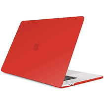 Macbook Pro 13 inch (2020) cover - Laptop Case - Plastic Hard Cover - Rood