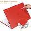 Macbook Pro 13 inch (2020) cover - Laptop Case - Plastic Hard Cover - Rood