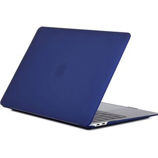 Case2go Macbook Pro 13 inch (2020) cover - Laptop Case - Plastic Hard Cover - Donker Blauw