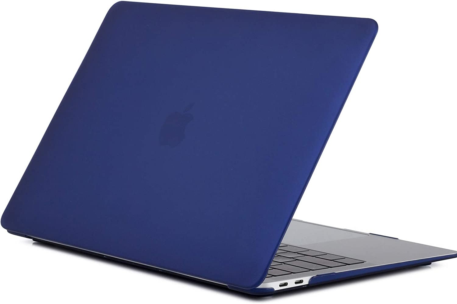 Macbook Pro 13 inch (2020) cover - Laptop Case - Plastic Hard Cover - Donker Blauw afbeelding