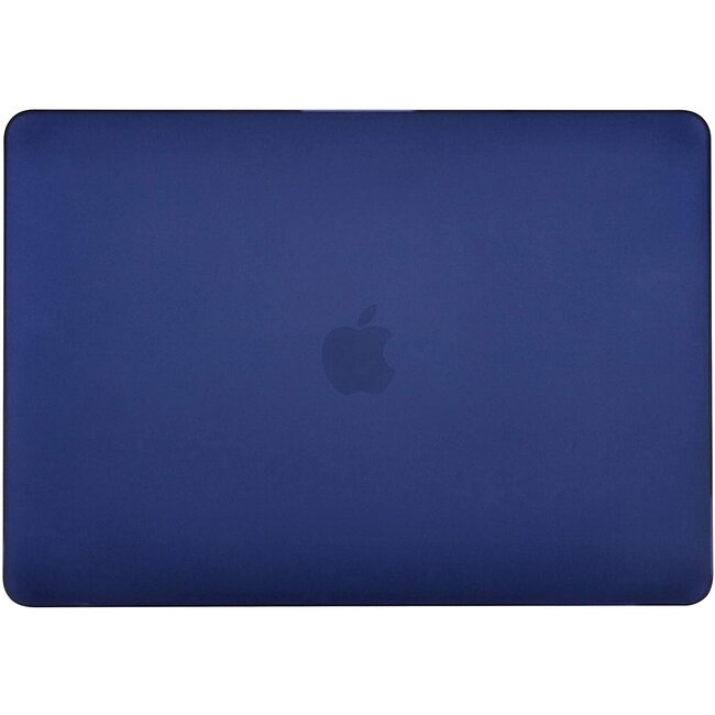 Macbook Pro 13 inch (2020) cover - Laptop Case - Plastic Hard Cover - Donker Blauw