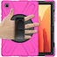 Case2go - Hoes voor Samsung Galaxy Tab A7 (2020) - 10.4 inch - Hand Strap Armor Case - Magenta