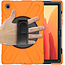 Case2go - Hoes voor Samsung Galaxy Tab A7 (2020) - 10.4 inch - Hand Strap Armor Case - Oranje