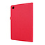 Case2go - Hoes voor Samsung Galaxy tab A7 (2020) - 10.4 inch - Book Case met Soft TPU houder - Rood