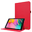 Case2go - Hoes voor Samsung Galaxy tab A7 (2020) - 10.4 inch - Book Case met Soft TPU houder - Rood
