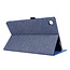 Case2go - Hoes voor Samsung Galaxy tab A7 (2020) - 10.4 inch - Book Case met Soft TPU houder - Blauw