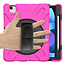 Case2go - Hoes voor Apple iPad Air 10.9 (2020) - Hand Strap Armor Case - Magenta