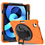 Case2go - Hoes voor Apple iPad Air 10.9 (2020) - Hand Strap Armor Case - Oranje