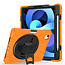 Case2go - Hoes voor Apple iPad Air 10.9 (2020) - Hand Strap Armor Case - Oranje