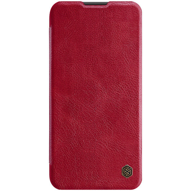 Huawei P40 Lite Hoesje - Qin Leather Case - Flip Cover - Rood