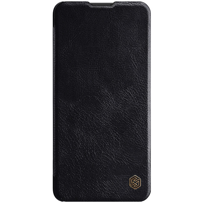 Huawei P40 Hoesje - Qin Leather Case - Flip Cover - Zwart