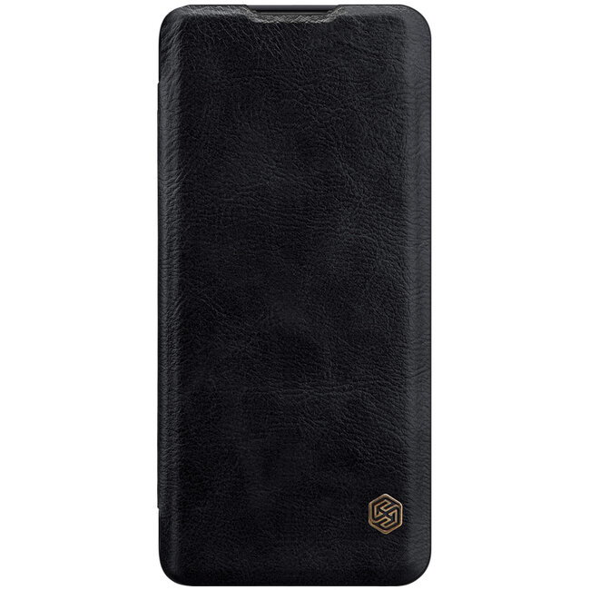 Huawei P40 Pro Plus Hoesje - Qin Leather Case - Flip Cover - Zwart