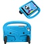 Case2go - Kinderhoes voor de Huawei Mediapad M3 Lite / M5 Lite hoes - 8.4 inch - Schokbestendige case met handvat - Sparrow Kids Cover - Licht Blauw