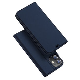 Dux Ducis iPhone 12 / 12 Pro hoesje - Dux Ducis Skin Pro Book Case - Donker Blauw