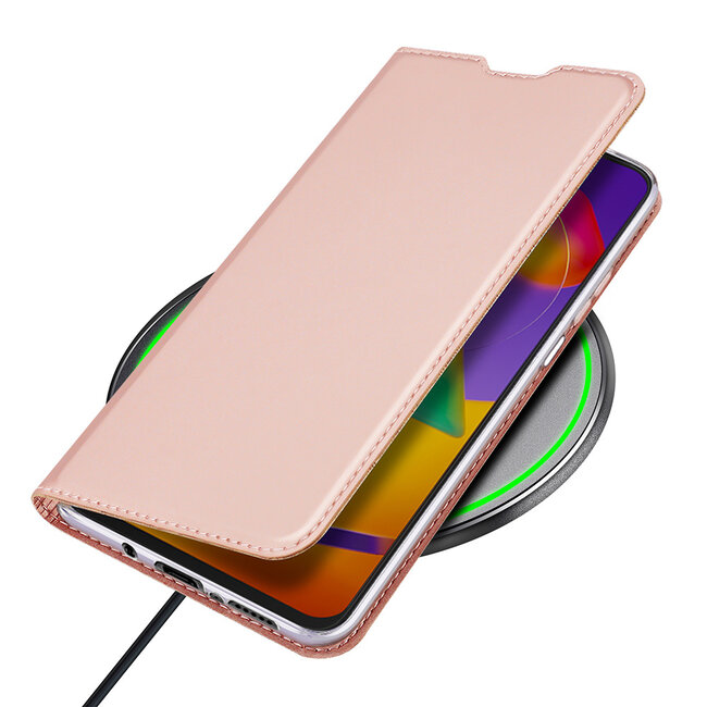 Samsung Galaxy M31s hoesje - Dux Ducis Skin Pro Book Case - Rosé Goud