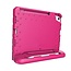 Case2go - Kinderhoes voor de Apple iPad Air 10.9 (2020) - iPad Air 4 - Schokbestendige case met handvat - Magenta