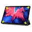 Case2go - Hoes voor de Lenovo Tab P11 - 11 Inch - Tri-Fold Book Case - Auto Sleep/Wake Functie - Zwart