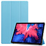 Case2go - Hoes voor de Lenovo Tab P11 - 11 Inch - Tri-Fold Book Case - Auto Sleep/Wake Functie - Licht Blauw