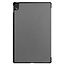 Case2go - Hoes voor de Lenovo Tab P11 - 11 Inch - Tri-Fold Book Case - Auto Sleep/Wake Functie - Grijs