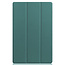 Case2go - Hoes voor de Lenovo Tab P11 - 11 Inch - Tri-Fold Book Case - Auto Sleep/Wake Functie - Donker Groen