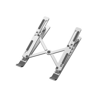 WIWU WiWU - Ergonomische Laptop standaard - Aluminium - Universeel - 11.6 tot 15.6 inch - Zilver