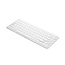 Draadloos Toetsenbord - QWERTY indeling - Wireless Bluetooth Keyboard - 85 toetsen - Windows/Android/IOS - Wit