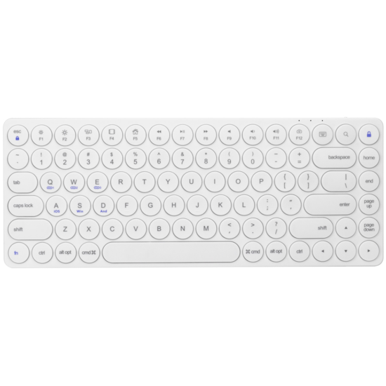 Toetsenbord - Wireless Bluetooth Keyboard 85 toetsen - Wit | Case2go.nl