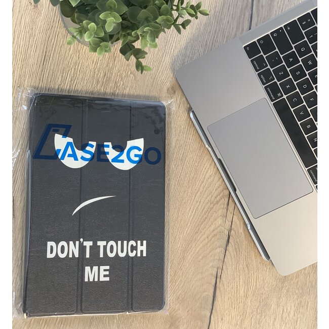 Samsung Galaxy Tab A7 (2020) Hoes - Book Case met TPU cover - Don't Touch Me
