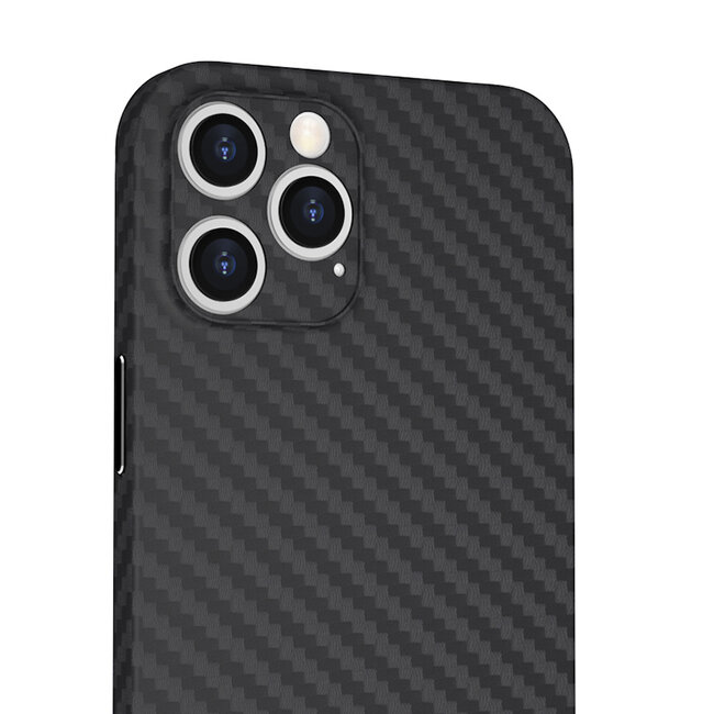 Wiwu - iPhone XR hoesje - Skin Carbon Case - Kunststof Back Cover - Zwart