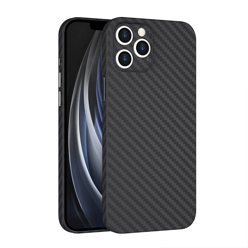Wiwu - iPhone Xs Max hoesje - Skin Carbon Case - Kunststof Back Cover - Zwart afbeelding