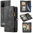 CaseMe - Samsung Galaxy Note 20  hoesje - 2 in 1 Wallet Book Case - Zwart