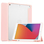 Case2go iPad 10.2 (2019 / 2020 / 2021) Hoes - Transparante Case - Tri-fold Back Cover - Roze