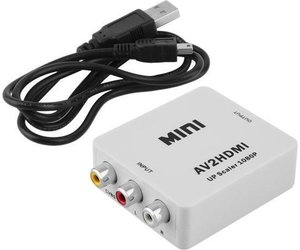 overeenkomst Medewerker Minimaal AV naar HDMI adapter - AV / Composiet RCA To HDMI Audio Video Kabel - |  Case2go.nl