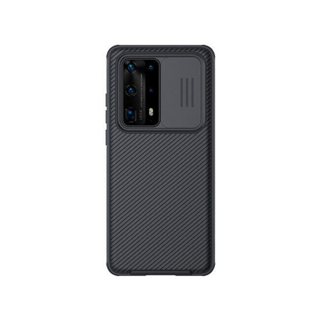 Huawei P40 Pro+ hoesje - CamShield Pro Armor Case - Zwart