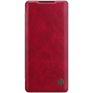 Nillkin Huawei Mate 40 Hoesje - Qin Leather Case - Flip Cover - Rood