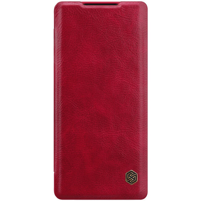 Huawei Mate 40 Pro Hoesje - Qin Leather Case - Flip Cover - Rood