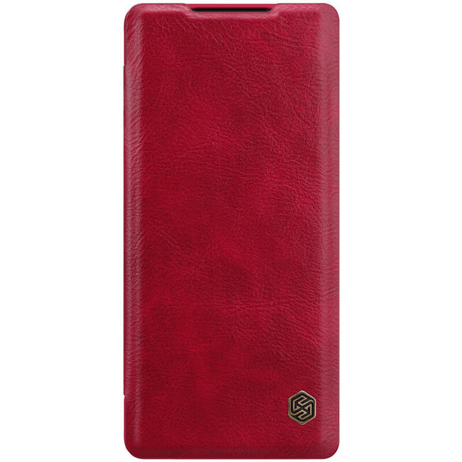 Huawei Mate 40 Pro Plus Hoesje - Qin Leather Case - Flip Cover - Rood