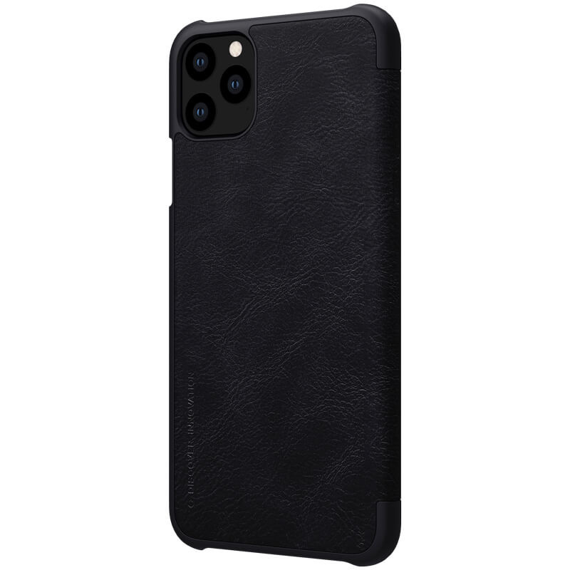 duidelijk neus Respectievelijk Apple iPhone 11 Pro Max - Qin Leather Case - Zwart | Case2go.nl
