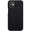 Apple iPhone 12 Mini Hoesje - Qin Leather Case - Flip Cover - Zwart