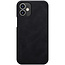 Apple iPhone 12 Pro Max Hoesje - Qin Leather Case- Flip Cover - Zwart