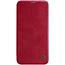 Apple iPhone 12 Pro Max Hoesje - Qin Leather Case - Flip Cover - Rood