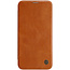 Nillkin Apple iPhone 12 Pro Max Hoesje - Qin Leather Case - Flip Cover - Bruin