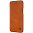 Apple iPhone 12 Pro Max Hoesje - Qin Leather Case - Flip Cover - Bruin