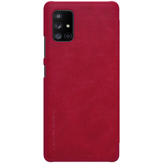 Samsung Galaxy A71 5G Hoesje - Qin Leather Case - Flip Cover - Rood