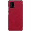 Nillkin Samsung Galaxy A71 5G Hoesje - Qin Leather Case - Flip Cover - Rood