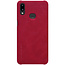 Samsung Galaxy A10s Hoesje - Qin Leather Case - Flip Cover - Rood