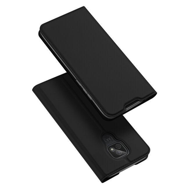 Motorola Moto E7 Hoesje - Dux Ducis Skin Pro Book Case - Zwart